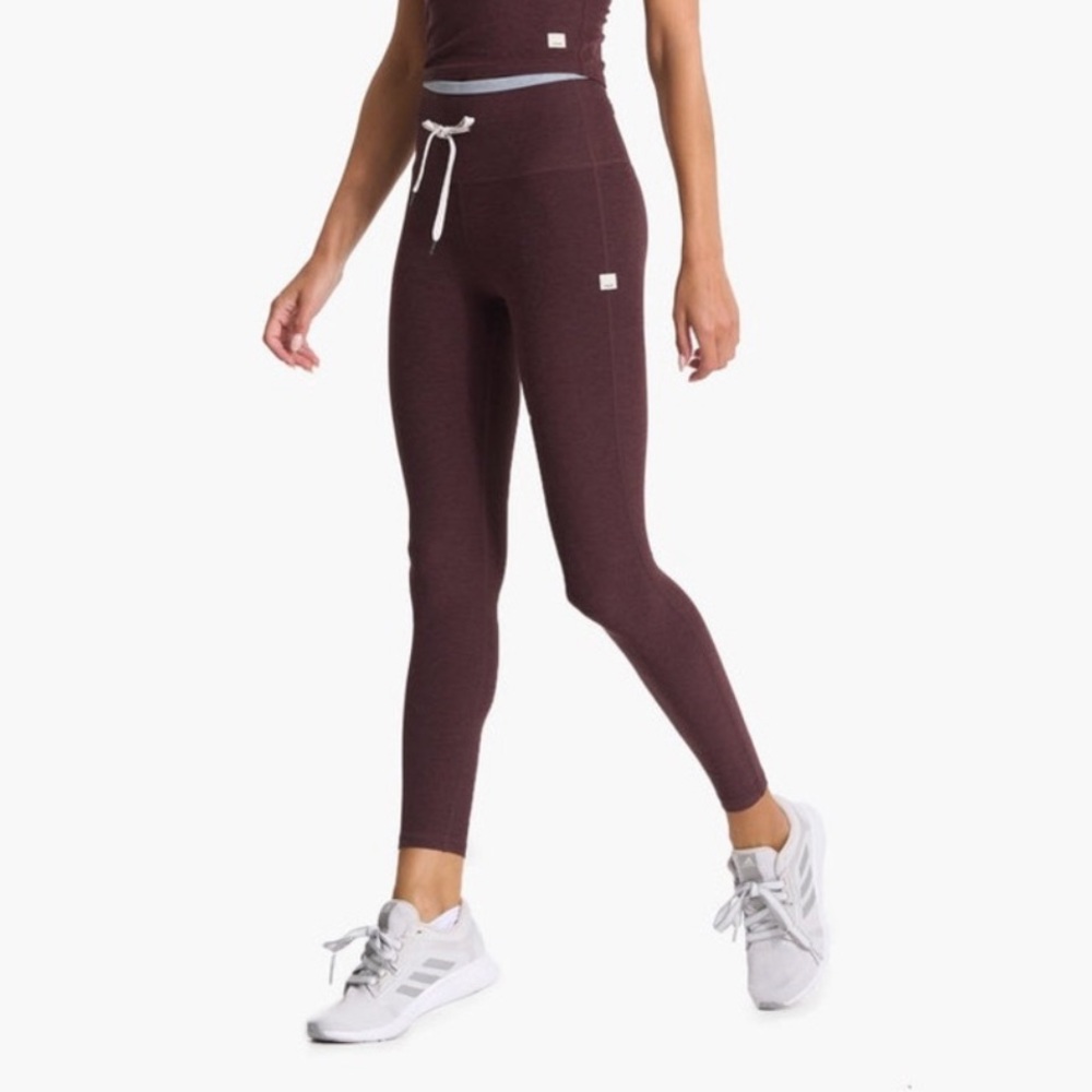 Vuori Dark Maroon Leggings